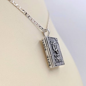 925 Bible Locket Necklace; Bible Necklace; Necklace With Bible; Word of ...