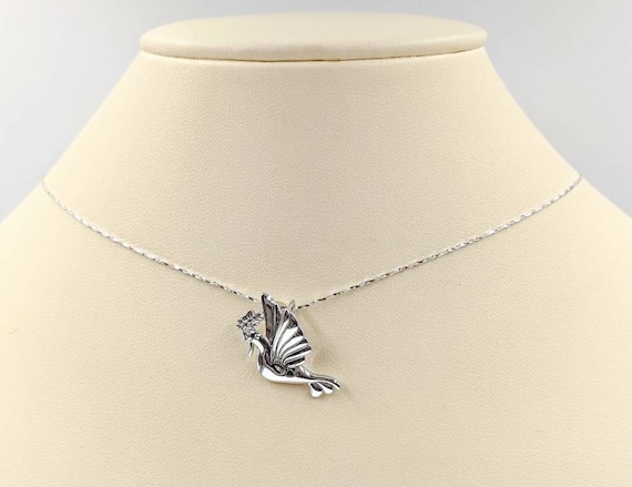 3D 鳩鳥ネックレス; 925 スターリング シルバーの鳩ペンダント & 925 
