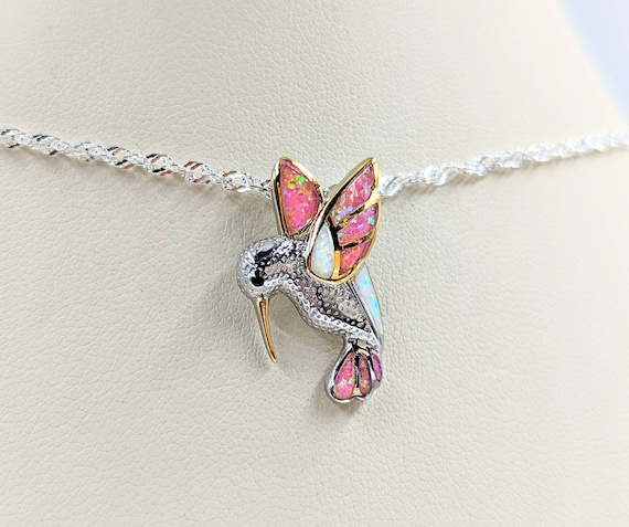 Necklace hummingbird sale
