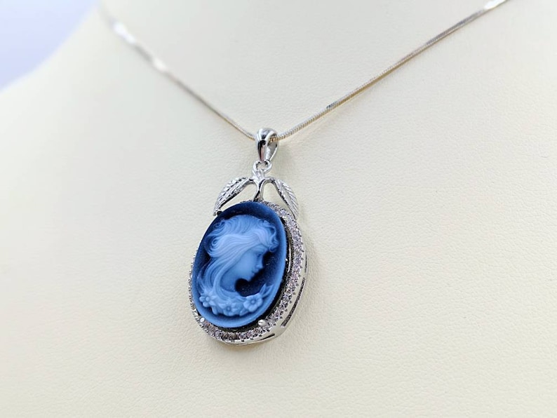 Real Victorian Cameo Cameo Necklace Genuine Cameo Necklace Etsy