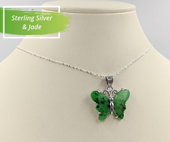 Emerald Butterfly Necklace