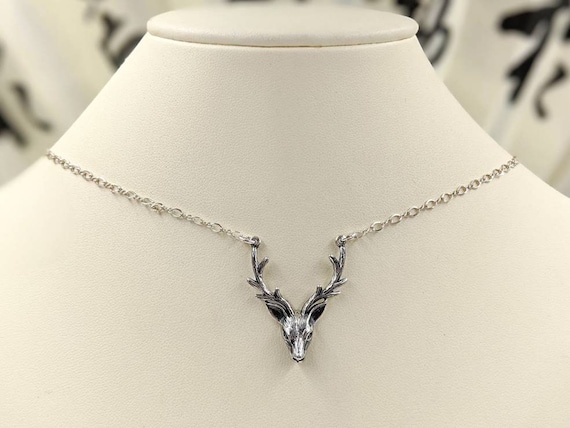Silver deer jewelry clearance