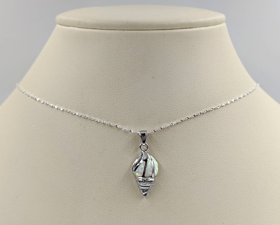 Opal Conch Shell Pendant Opal Conch Shell Pendant