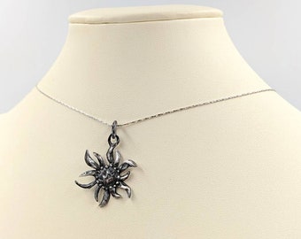 925 zon ketting; 925 Starburst-ketting; Zonneschijn ketting; Ambachtelijke zonhanger; Verouderde zon ketting; 925 Zonhanger, Infinity Close