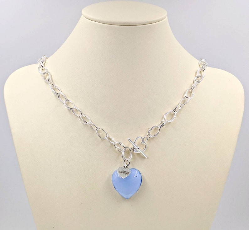 Sterling Silver Fancy Double Link Chain Necklace with Etsy