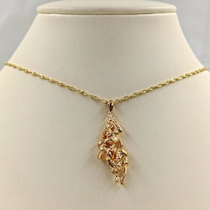 Three Gold Monkey Necklace; Gold Vermeil Monkey Necklace; 925 Sterling Silver Monkey; Three Monkeys Necklace; Monkey Pendant, Infinity Close
