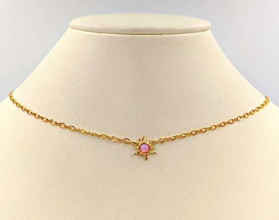 Buy Half Sun Style Pendant Necklace in 925 Sterling Silver in - 0.23 Carat  CZ Diamond With Gold Plated Chain / Diamond Necklace For Women |  www.vvsjewelrystore.com
