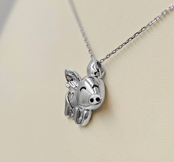 Smiling Pig Necklace Smiling Pig Necklace