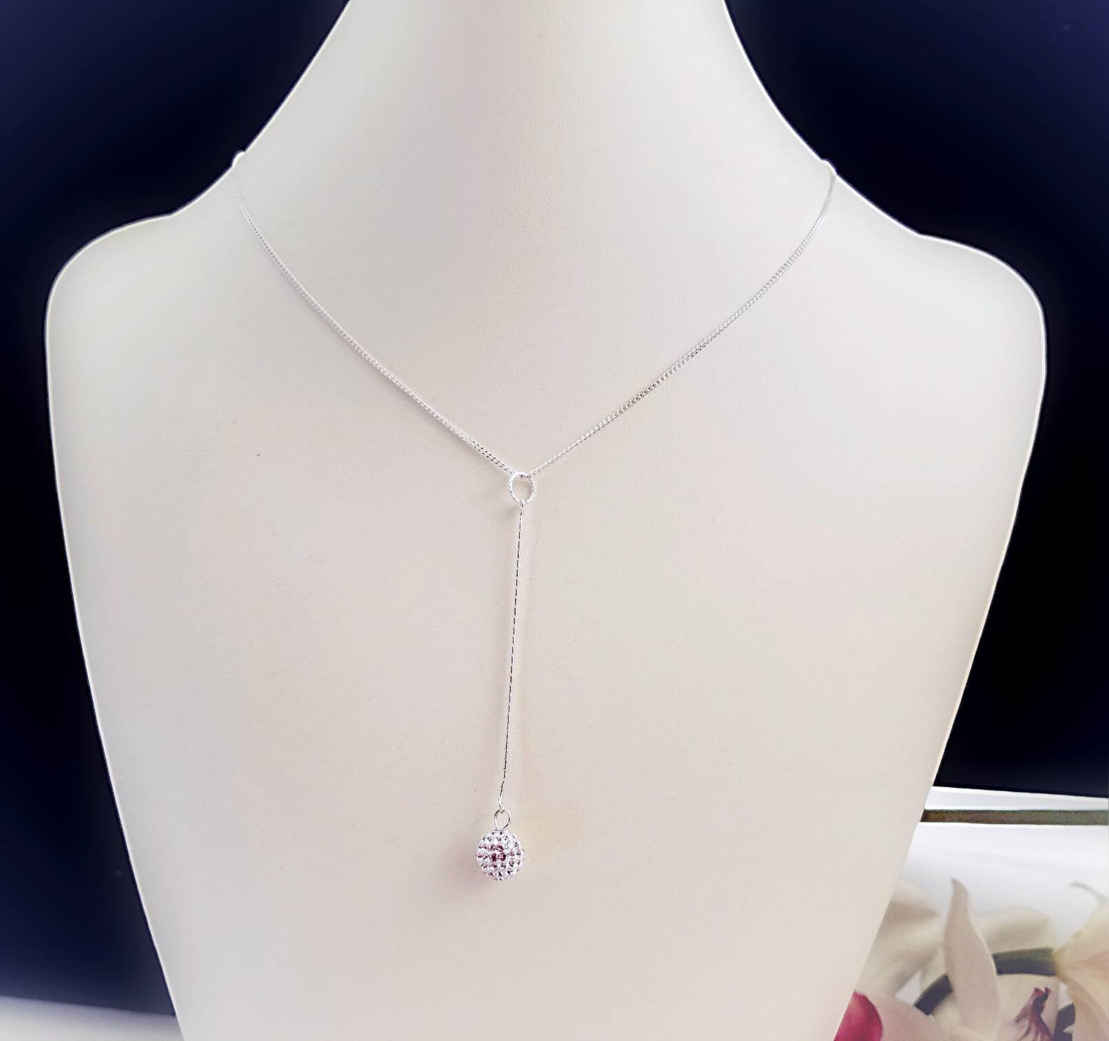 Swarovski cheap lariat necklace