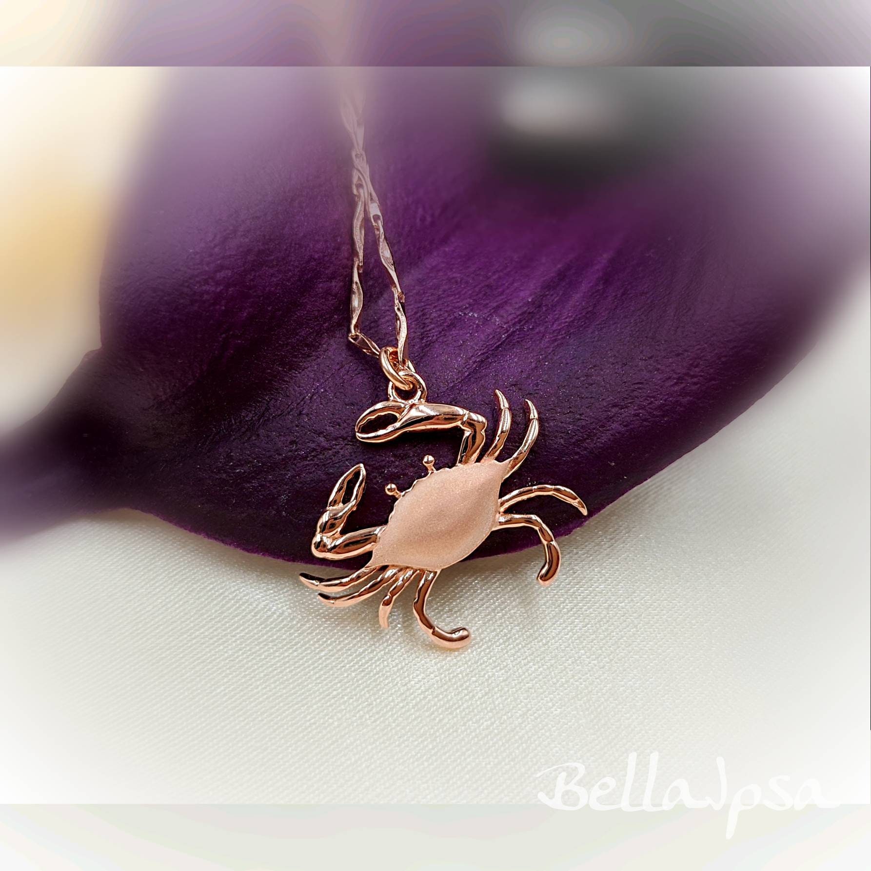 9mm Cultured Pearl Crab Pendant Necklace with Diamond Accents in 18kt Gold  Over Sterling | Ross-Simons