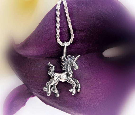 Buy AJS Cute Purple Unicorn Pendant necklace For Women | Necklace Gift Women  & Girls | Unicorn Pendant | 3d pendant | fashion necklace for women Online  at Best Prices in India - JioMart.