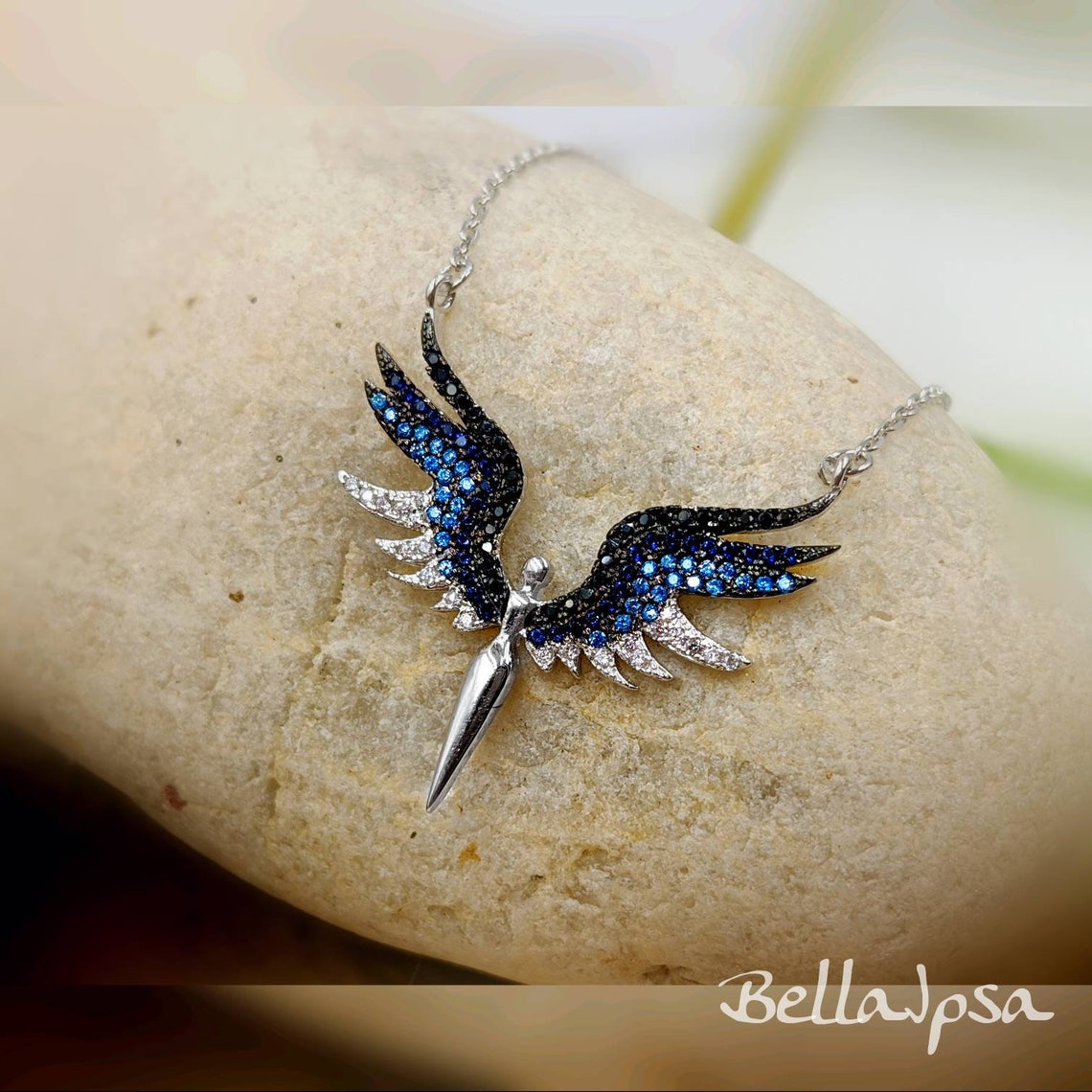 Sterling Silver Phoenix Rising Necklace 925 Phoenix Rising Etsy