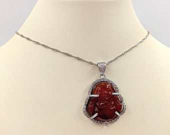 TATIANA☆[Silver925] Red Jade Candy Ball Necklace TATIANA☆[Silver925] Red Jade Candy Ball Necklace (TATIANA