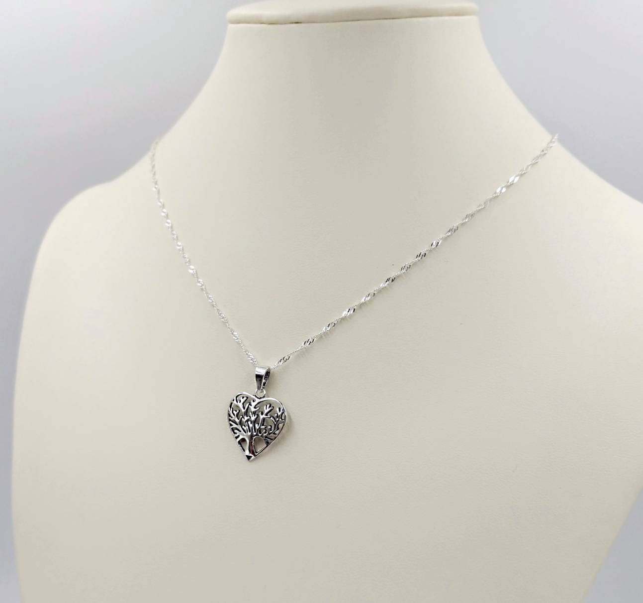 ☆TATIANA☆ Silver 925 Heart Tail Y Line Necklace NZ2425 MUSINSA公式 | TATIANA (Silver 925) Heart Tail Y Line