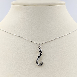 Sterling Silver Octopus; Sterling Octopus Necklace; 925 Silver Octopus Tentacle; 925 Octopus Tentacle; Octopus Necklace; Tentacle, Free Ship