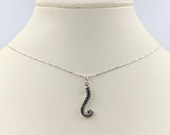 Sterling Silver Octopus; Sterling Octopus Necklace; 925 Silver Octopus Tentacle; 925 Octopus Tentacle; Octopus Necklace; Tentacle, Free Ship