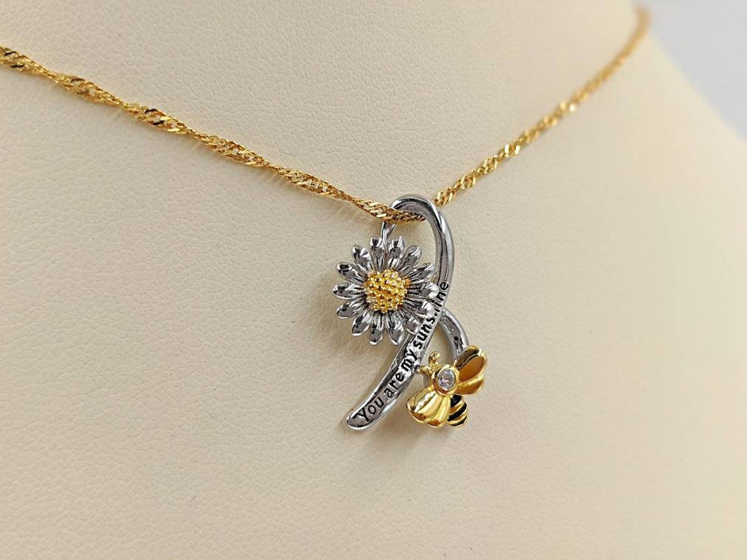 You are my 2024 sunshine necklace bees