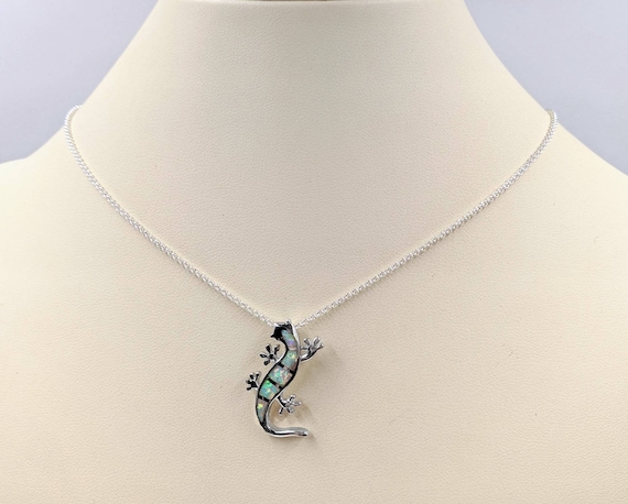 Sterling Silver Lizard Pendant Sterling Silver Lizard Pendant