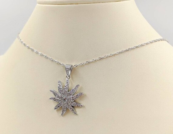 925 sun necklace deals