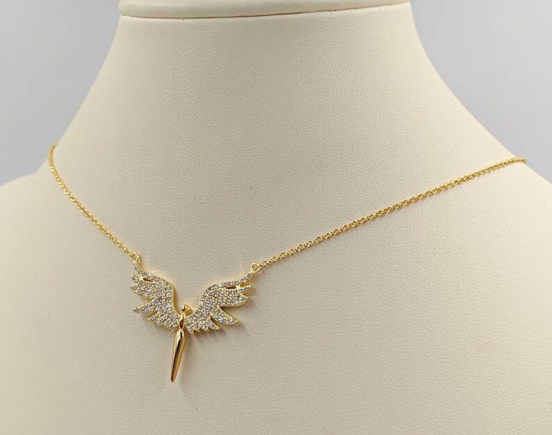 Collana Rising Phoenix, ciondolo a forma di uccello mitologico in