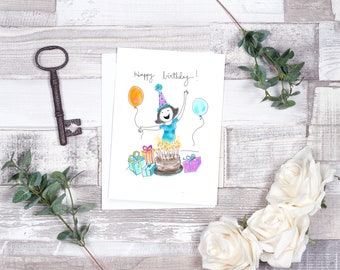 Happy birthday greeting card