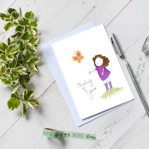 Carte de vœux thinking of you