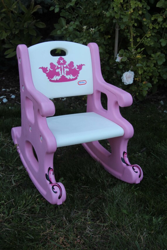 little tikes pink rocking chair