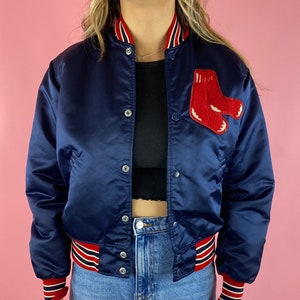 Womens red sox jacket shop