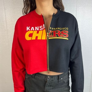 Chiefs cropped hoodie best sale