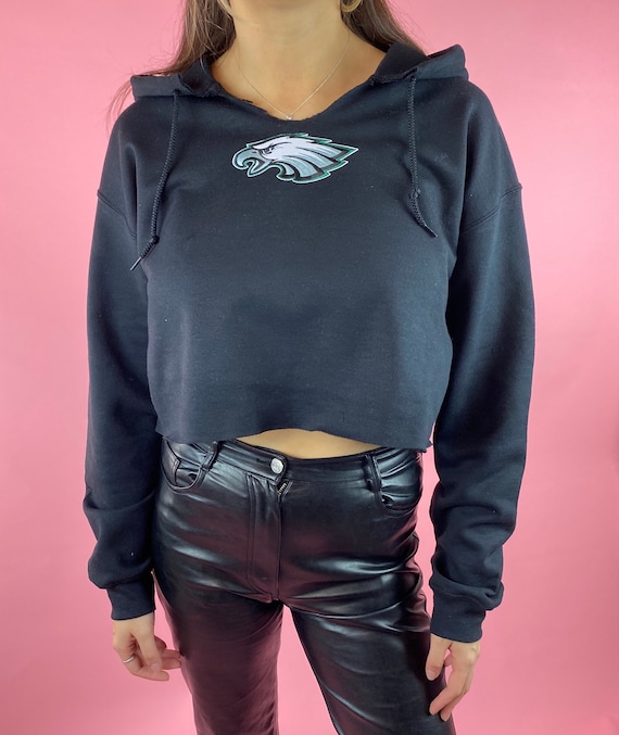 eagles cropped hoodie