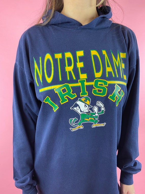 Vintage University of Notre Dame Champion Knit Sh… - image 3