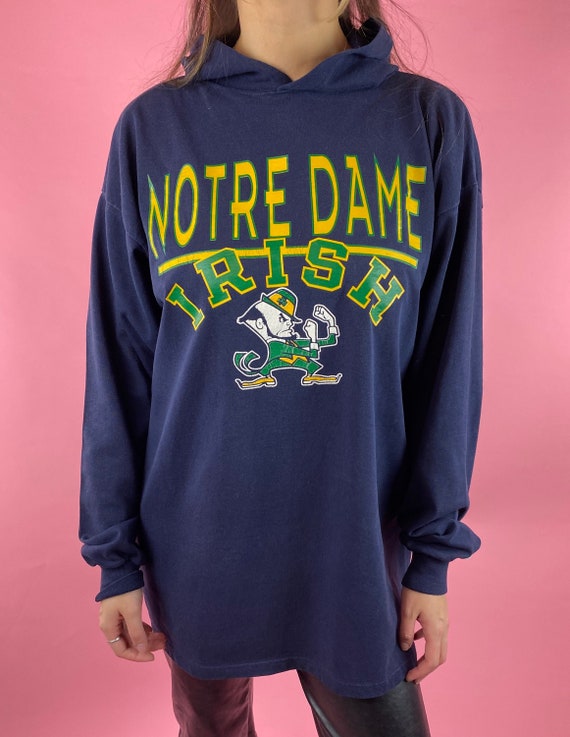 Vintage University of Notre Dame Champion Knit Sh… - image 1