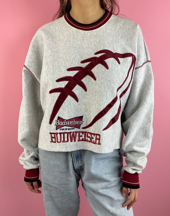 Vintage Budweiser Football Cropped 