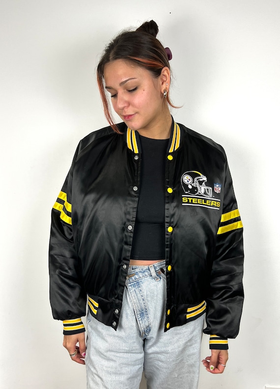 MIX GRADIENT LEATHER BOMBER VARSITY JACKET