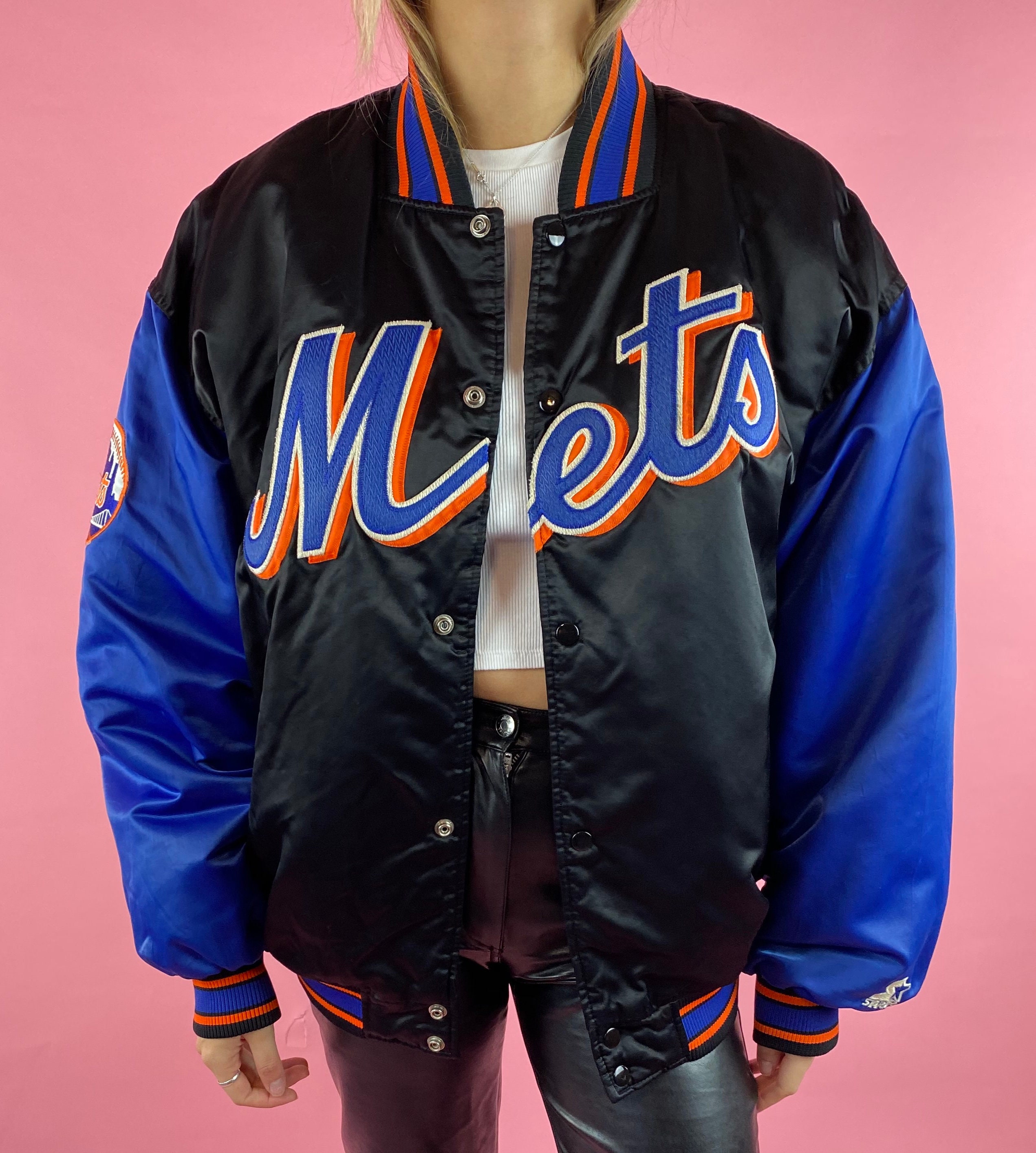 Vintage New York Mets 90's Starter Bomber Jacket (L