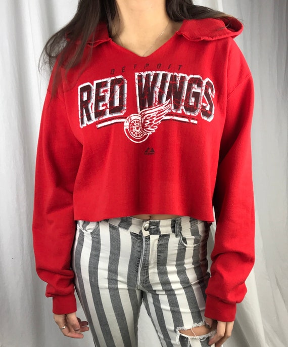 detroit red wings vintage hoodie