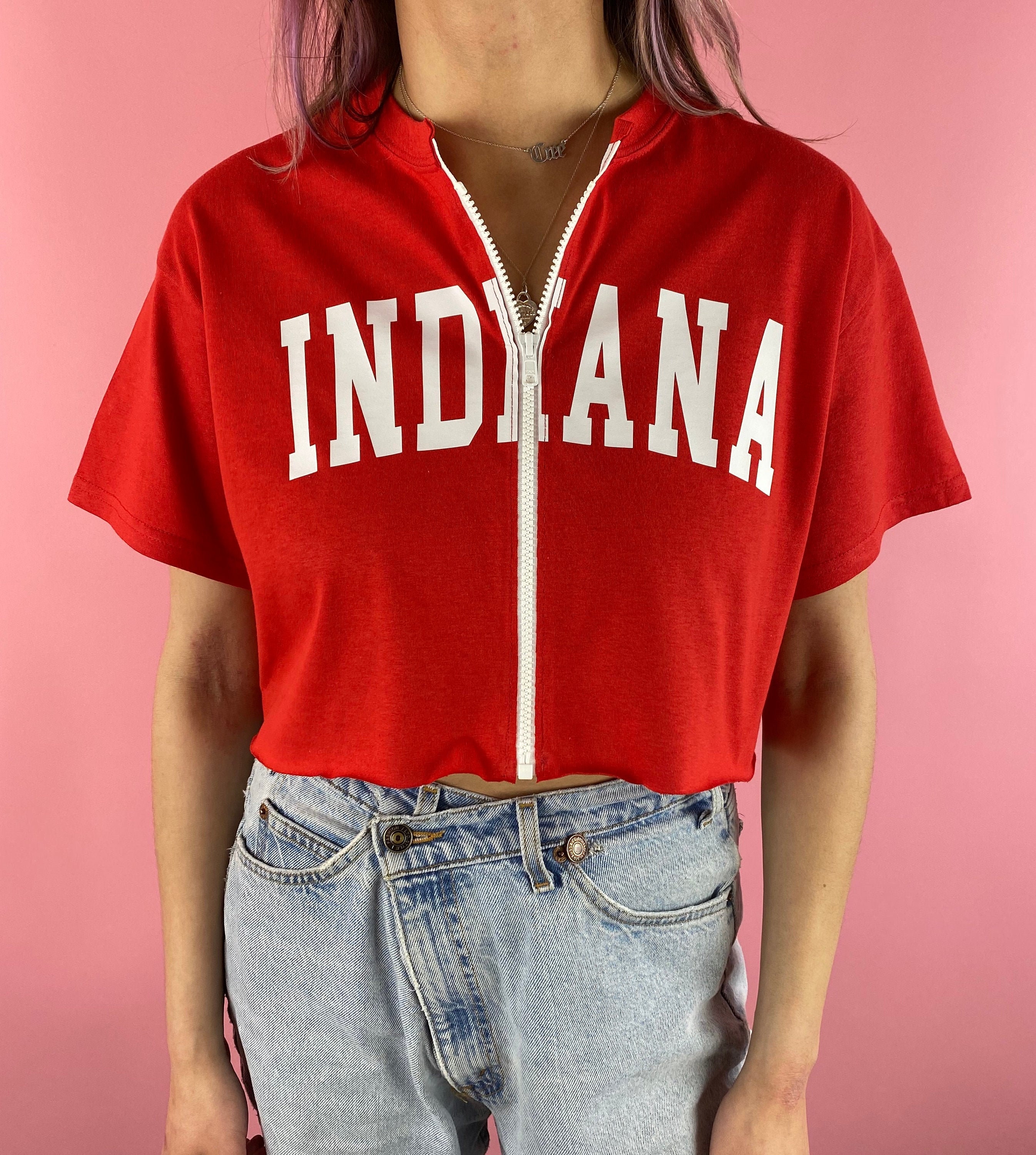 zip up tee