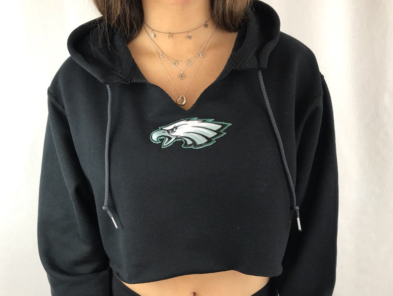 eagles cropped hoodie