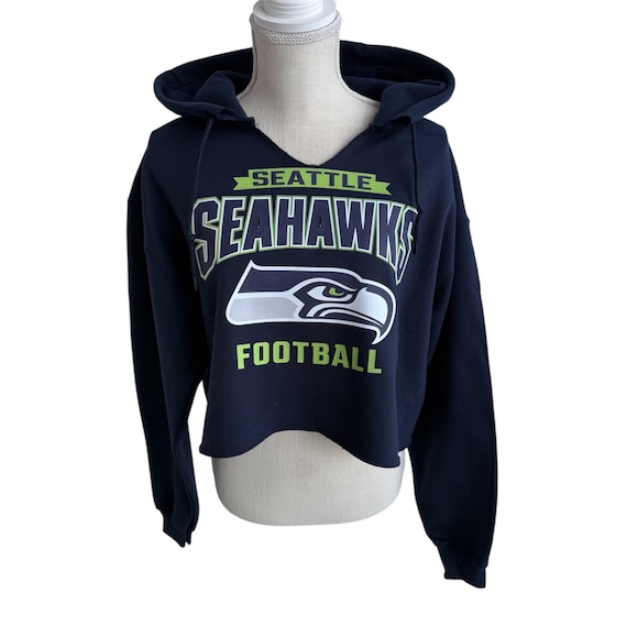 Seattle Seahawks Cropped Hoodie Sweatshirt