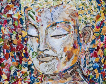 Buddha#16 Art Print~Fine Art,Wall Art,Spiritual Art,Home Decor,Buddhist Decor,Housewarming Gift,Zen Home,Buddhist,Yoga Art,Inspirational Art