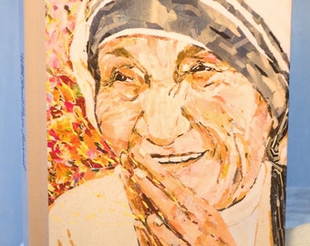 Mother Teresa Journal ~ Inspirational diary, Affirmation Journal, Art Journal, Gratitude Journal