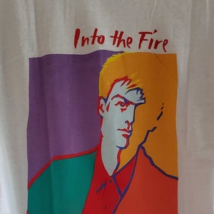 rare* Bryan Adams Vintage *Into the Fire 1987* Tour Shirt Large hard to find