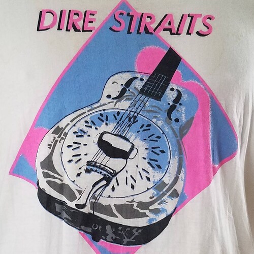 DIRE STRAITS shops 1985 *I Want My MTV* RaRe-Medium-Vintage Bootleg-Original-Parking Lot stock-hard to find