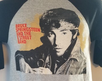 BRUCE SPRINGSTEEN& The E Street Band MINT *World Tour 84-85* Vintage-NoS-DeadStock-Medium-Authentic-Original