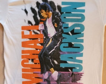MICHAEL JACKSON~ Mint *BAD Tour 1988* Large-original- Vintage - Etsy