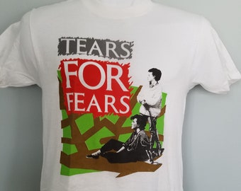 TEARS FOR FEARS~Mint ~Vintage *Tour 1985* Deadstock-Large-Original-Rare