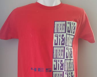 YES band tour shirt *Big Generator 1987* RARE-Large-Vintage-Authentic-Deadstock