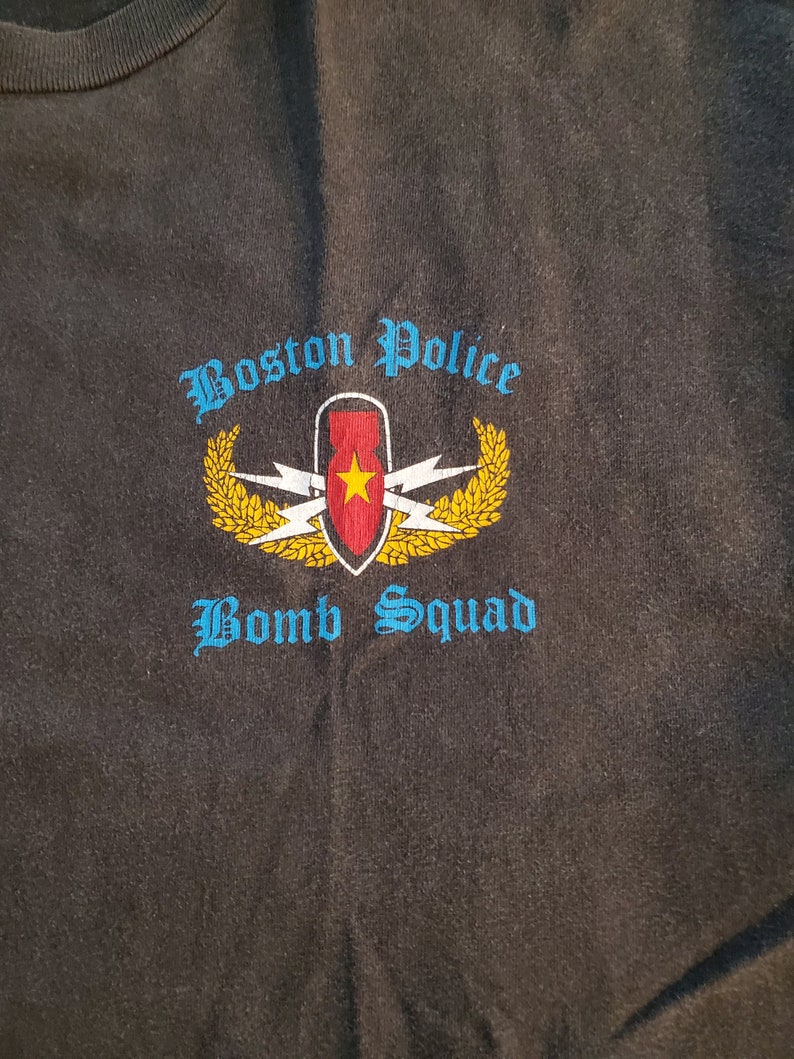 BLOWN AWAY *1994 Movie* Boston Police Bomb Squad* Vintage Crew Shirt-Authentic-Movie Swag