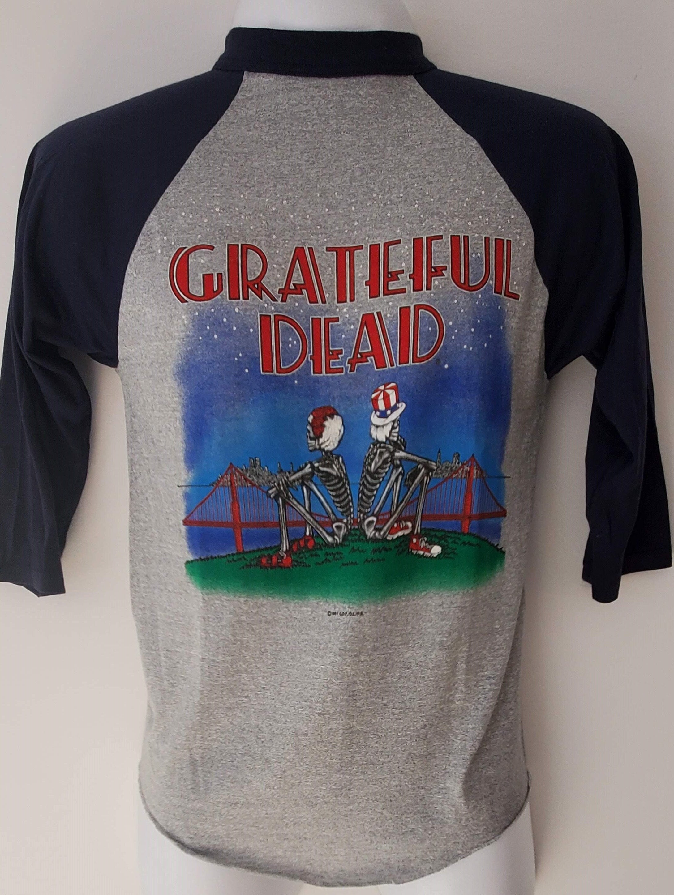 Grateful Dead Raglan - Etsy