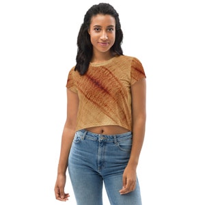 LADIES CROP TEES - Shirt, Crop Top, Gift For Her, Stylish Crop Top